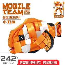 PanlosBrick 663021 663022 663023 663024 Panlos Brick 663021 663022 663023 663024 non  MÁY TÀU NGẦM 4 CÁ VOI XANH HIPPOCAMPUS MỰC HỀ bộ đồ chơi xếp lắp ráp ghép mô hình 928 khối