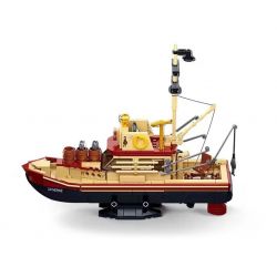 SLUBAN M38-B1118 B1118 1118 M38B1118 38-B1118 non  CÁ MẬP TRẮNG LỚN tỷ lệ 1:350 bộ đồ chơi xếp lắp ráp ghép mô hình City THE GREAT SHARK Thành Phố 592 khối