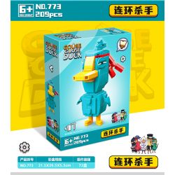 RENZAIMA 773 non  GIẾT NGỖNG VÀ VỊT KẺ NGƯỜI HÀNG LOẠT bộ đồ chơi xếp lắp ráp ghép mô hình Movie & Game GOOSE DUCK Phim Và Trò Chơi 209 khối