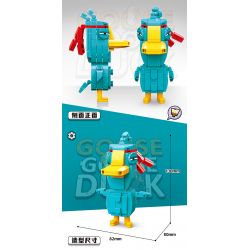 RENZAIMA 773 non  GIẾT NGỖNG VÀ VỊT KẺ NGƯỜI HÀNG LOẠT bộ đồ chơi xếp lắp ráp ghép mô hình Movie & Game GOOSE DUCK Phim Và Trò Chơi 209 khối