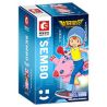 SEMBO 609303 non  BẦU TRỜI TAKENOUCHI bộ đồ chơi xếp lắp ráp ghép mô hình Digimon Adventure Cuộc Phưu Lưu Của Quái Vật Số