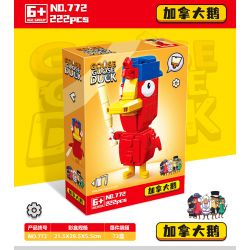 RENZAIMA 772 non  GIẾT NGỖNG VÀ VỊT CANADA bộ đồ chơi xếp lắp ráp ghép mô hình Movie & Game GOOSE DUCK Phim Và Trò Chơi 222 khối