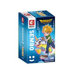 SEMBO 609302 non  ISHIDA YAMATO bộ đồ chơi xếp lắp ráp ghép mô hình Digimon Adventure Cuộc Phưu Lưu Của Quái Vật Số 278 khối