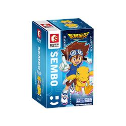 SEMBO 609301 non  YAGAMI TAICHI bộ đồ chơi xếp lắp ráp ghép mô hình Digimon Adventure Cuộc Phưu Lưu Của Quái Vật Số 263 khối