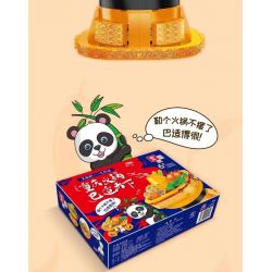 ZHEGAO CW6006 6006 non  NHÀ HÀNG LẨU bộ đồ chơi xếp lắp ráp ghép mô hình 328 khối