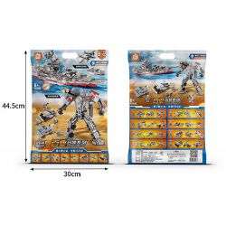 FORANGE FC3818 3818 non  ARMOR PIONEER HÒA BÌNH KẾT HỢP YI AHUA WARCAT 8 bộ đồ chơi xếp lắp ráp ghép mô hình Creator DIVERSE COMBINATIONS Sáng Tạo 1136 khối