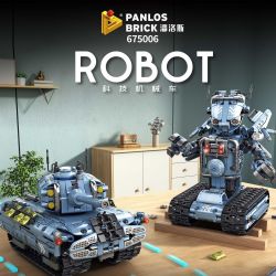 PanlosBrick 675006 Panlos Brick 675006 non  ROBOT XE TĂNG ĐIỀU KHIỂN TỪ XA bộ đồ chơi xếp lắp ráp ghép mô hình 779 khối