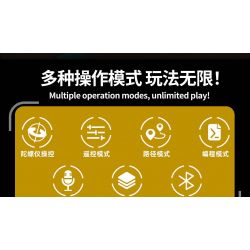 PanlosBrick 675006 Panlos Brick 675006 non  ROBOT XE TĂNG ĐIỀU KHIỂN TỪ XA bộ đồ chơi xếp lắp ráp ghép mô hình 779 khối