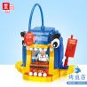 ZHEGAO CW6001 6001 non  CỬA HÀNG CÁ NƯỚNG ĐẶC BIỆT bộ đồ chơi xếp lắp ráp ghép mô hình ROAST FISH 309 khối