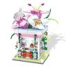 ZHEGAO 00304 non  CHẾ ĐỘ XEM PHỐ LILY bộ đồ chơi xếp lắp ráp ghép mô hình LILIUM BROWNII 380 khối