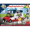 ROYAL TOYS RT01 non  XE BÁN KEM HỒNG KÔNG bộ đồ chơi xếp lắp ráp ghép mô hình City CITY STORY:HONG KONG SOFTEE CAR Thành Phố 303 khối