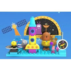 CADA DOUBLEE C31011 31011 non  CHÀO! NÉ TRÁNH HUY HIỆU KHÔNG GIAN bộ đồ chơi xếp lắp ráp ghép mô hình Movie & Game HEY DUGGEE Phim Và Trò Chơi 37 khối