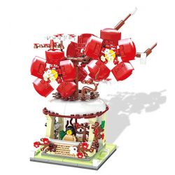 ZHEGAO 00303 non  CHẾ ĐỘ XEM ĐƯỜNG MẬN bộ đồ chơi xếp lắp ráp ghép mô hình PLUM BLOSSOM 271 khối