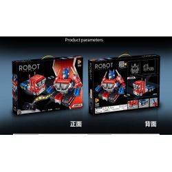 PanlosBrick 675005 Panlos Brick 675005 non  XE TẢI BIẾN HÌNH OPTIMUS PRIME MECHA bộ đồ chơi xếp lắp ráp ghép mô hình ROBOT 771 khối