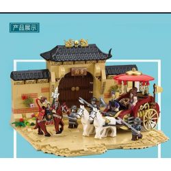 Decool 20504 Jisi 20504 non  LU BU ĐÔNG ZHUO bộ đồ chơi xếp lắp ráp ghép mô hình Three Kingdoms Tam Quốc Diễn Nghĩa 1066 khối