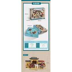 Decool 20504 Jisi 20504 non  LU BU ĐÔNG ZHUO bộ đồ chơi xếp lắp ráp ghép mô hình Three Kingdoms Tam Quốc Diễn Nghĩa 1066 khối