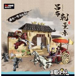 Decool 20504 Jisi 20504 non  LU BU ĐÔNG ZHUO bộ đồ chơi xếp lắp ráp ghép mô hình Three Kingdoms Tam Quốc Diễn Nghĩa 1066 khối