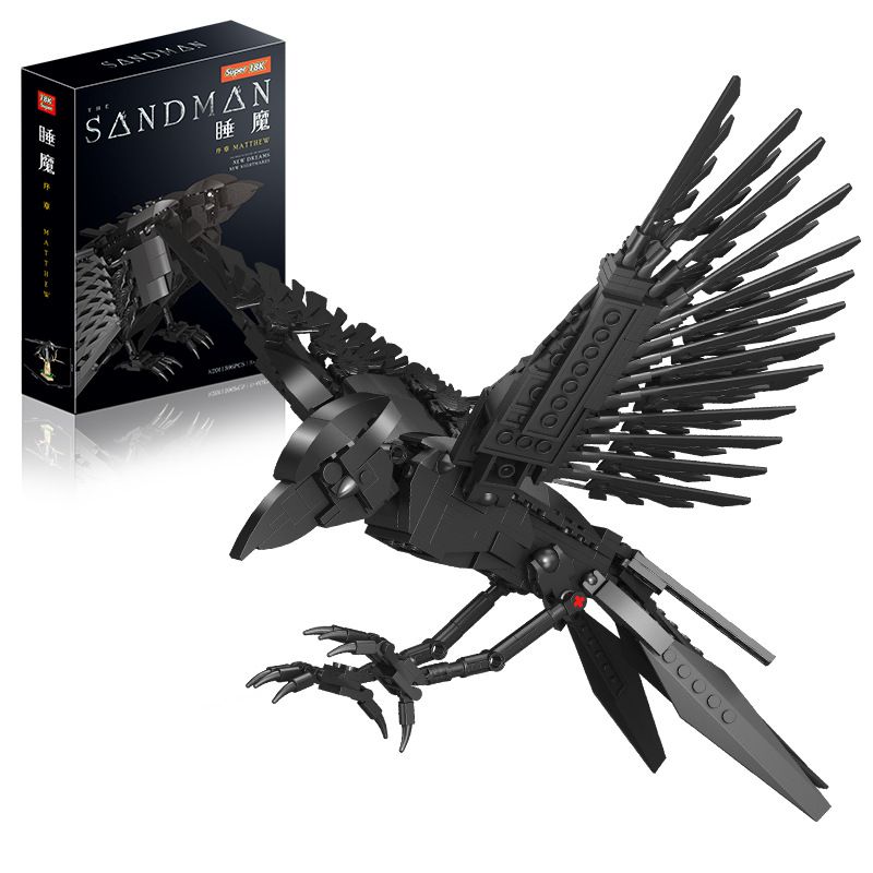 SUPER 18K K201 non  NGƯỜI CÁT QUẠ bộ đồ chơi xếp lắp ráp ghép mô hình Dc Comics Super Heroes THE SANDMAN Siêu Anh Hùng Dc 596 khối