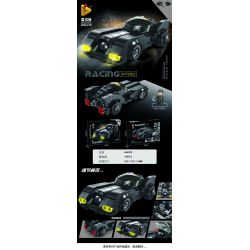 PanlosBrick 666040 Panlos Brick 666040 non  BAT CARIOT. bộ đồ chơi xếp lắp ráp ghép mô hình The  Batman Movie RACING BATMOBILE Người Dơi Bảo Vệ Gotham 339 khối