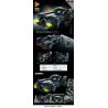 PanlosBrick 666040 Panlos Brick 666040 non  BAT CARIOT. bộ đồ chơi xếp lắp ráp ghép mô hình The  Batman Movie RACING BATMOBILE Người Dơi Bảo Vệ Gotham 339 khối