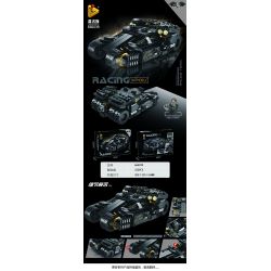 PanlosBrick 666039 Panlos Brick 666039 non  BAT CARIOT. bộ đồ chơi xếp lắp ráp ghép mô hình The  Batman Movie RACING BATMOBILE Người Dơi Bảo Vệ Gotham 323 khối