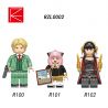 RZL 0002 R100 R101 R102 non  NHÀ CHƠI GIÁN ĐIỆP 3 MINIFIGURES bộ đồ chơi xếp lắp ráp ghép mô hình Collectable Minifigures Búp Bê Sưu Tầm