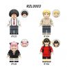 RZL 0003 R103 R104 R105 R106 non  NHÀ CHƠI GIÁN ĐIỆP 4 MINIFIGURES bộ đồ chơi xếp lắp ráp ghép mô hình Collectable Minifigures Búp Bê Sưu Tầm