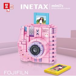 ZHEGAO 00908 non  FTSE POLAROID bộ đồ chơi xếp lắp ráp ghép mô hình Creator Expert FOJIFILN POLAROID INETAX MINI7C Chuyên Gia Sáng Tạo 494 khối