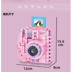 ZHEGAO 00908 non  FTSE POLAROID bộ đồ chơi xếp lắp ráp ghép mô hình Creator Expert FOJIFILN POLAROID INETAX MINI7C Chuyên Gia Sáng Tạo 494 khối