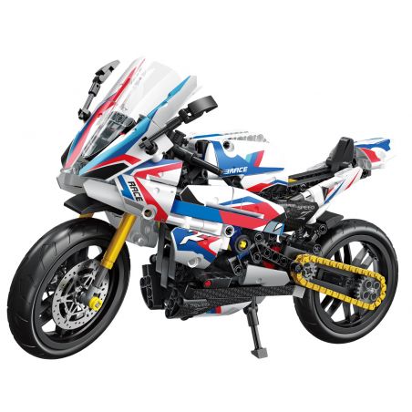 FORANGE FC9301 9301 non  CHIZHI JIJI XE MÁY BIẾN HÌNH MÀU XANH bộ đồ chơi xếp lắp ráp ghép mô hình  ENGINE MORPH Kỹ Thuật Công Nghệ Cao Mô Hình Phương Tiện 521 khối