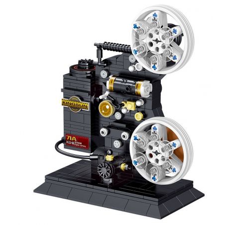 ZHEGAO 00907 non  MÁY CHIẾU CỔ ĐIỂN KEYSTONE bộ đồ chơi xếp lắp ráp ghép mô hình Creator Expert KINGSUN 71A KD-8 DIGITAL CAMERA Chuyên Gia Sáng Tạo 436 khối