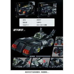PanlosBrick 666037 Panlos Brick 666037 non  BAT CARIOT. bộ đồ chơi xếp lắp ráp ghép mô hình The  Batman Movie RACING BATMOBILE Người Dơi Bảo Vệ Gotham 320 khối