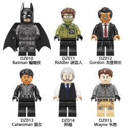 UNKNOWN DZ015 DZ010 DZ011 DZ012 DZ013 DZ014 non  BATMAN MINIFIGURES 6 LOẠI bộ đồ chơi xếp lắp ráp ghép mô hình The  Batman Movie Người Dơi Bảo Vệ Gotham