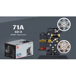 ZHEGAO 00907 non  MÁY CHIẾU CỔ ĐIỂN KEYSTONE bộ đồ chơi xếp lắp ráp ghép mô hình Creator Expert KINGSUN 71A KD-8 DIGITAL CAMERA Chuyên Gia Sáng Tạo 436 khối