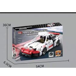 PROGRESS MODEL 10237 non  XE BUÝT KÉO TRỞ LẠI PORSCHE 911 bộ đồ chơi xếp lắp ráp ghép mô hình SPEED & FURIOUS 537 khối