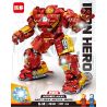 LEDUO 76107 non  MECHA CHỐNG HULK MK45 bộ đồ chơi xếp lắp ráp ghép mô hình Marvel Super Heroes Siêu Anh Hùng Marvel 977 khối