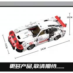 PROGRESS MODEL 10237 non  XE BUÝT KÉO TRỞ LẠI PORSCHE 911 bộ đồ chơi xếp lắp ráp ghép mô hình SPEED & FURIOUS 537 khối