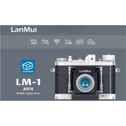 ZHEGAO 00905 non  MÁY ẢNH KỸ THUẬT SỐ bộ đồ chơi xếp lắp ráp ghép mô hình Creator Expert LANMUI LM-1 A974 DIGITAL CAMERA Chuyên Gia Sáng Tạo 474 khối