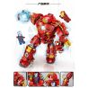 B BRAND 76106B LEDUO 76106 non  MECHA CHỐNG HULK MK44 bộ đồ chơi xếp lắp ráp ghép mô hình Marvel Super Heroes Siêu Anh Hùng Marvel 586 khối