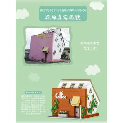MorkModel 10209 Mork Model 10209 non  QUÁN CÀ PHÊ LỘN NGƯỢC bộ đồ chơi xếp lắp ráp ghép mô hình Modular Buildings UPSIDE DOWN CAFE Mô Hình Nhà Cửa 3118 khối