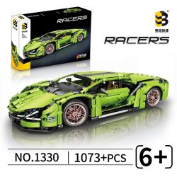 B BRAND 1330 K CARD 1340 non  LAMBORGHINI tỷ lệ 1:14 bộ đồ chơi xếp lắp ráp ghép mô hình  DEFORMED Kỹ Thuật Công Nghệ Cao Mô Hình Phương Tiện 1073 khối