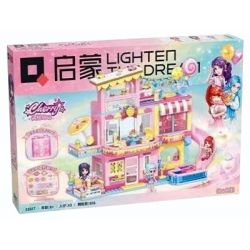 QMAN ENLIGHTEN KEEPPLEY 31017 non  NGƯỜI YÊU TỎA SÁNG BIỆT THỰ TÌNH bộ đồ chơi xếp lắp ráp ghép mô hình Girl Con Gái 638 khối