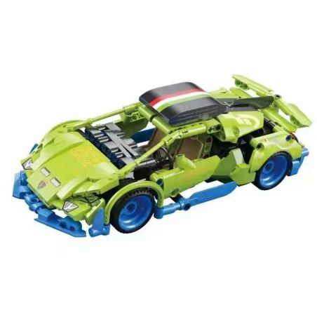 PROGRESS MODEL 10234 non  LAMBORGHINI TRỞ LẠI XE bộ đồ chơi xếp lắp ráp ghép mô hình SPEED & FURIOUS 533 khối