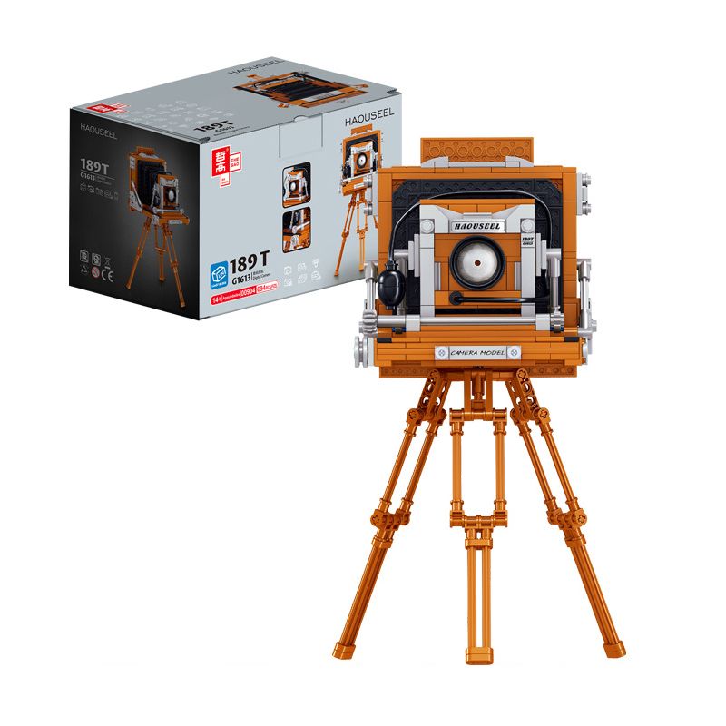ZHEGAO 00904 non  MÁY ẢNH KỸ THUẬT SỐ bộ đồ chơi xếp lắp ráp ghép mô hình Creator Expert HAOUSEEL 189T G1613 DIGITAL CAMERA Chuyên Gia Sáng Tạo 694 khối