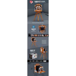 ZHEGAO 00904 non  MÁY ẢNH KỸ THUẬT SỐ bộ đồ chơi xếp lắp ráp ghép mô hình Creator Expert HAOUSEEL 189T G1613 DIGITAL CAMERA Chuyên Gia Sáng Tạo 694 khối