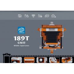 ZHEGAO 00904 non  MÁY ẢNH KỸ THUẬT SỐ bộ đồ chơi xếp lắp ráp ghép mô hình Creator Expert HAOUSEEL 189T G1613 DIGITAL CAMERA Chuyên Gia Sáng Tạo 694 khối