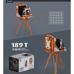 ZHEGAO 00904 non  MÁY ẢNH KỸ THUẬT SỐ bộ đồ chơi xếp lắp ráp ghép mô hình Creator Expert HAOUSEEL 189T G1613 DIGITAL CAMERA Chuyên Gia Sáng Tạo 694 khối