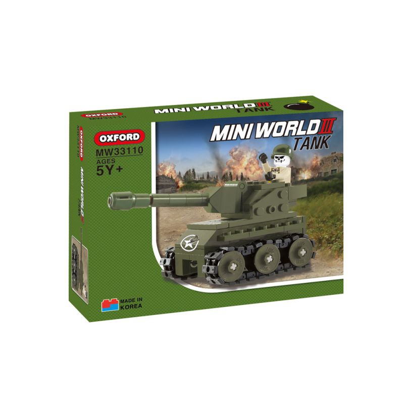 OXFORD MW33110 33110 non  XE TĂNG bộ đồ chơi xếp lắp ráp ghép mô hình Military Army TANK Quân Sự Bộ Đội