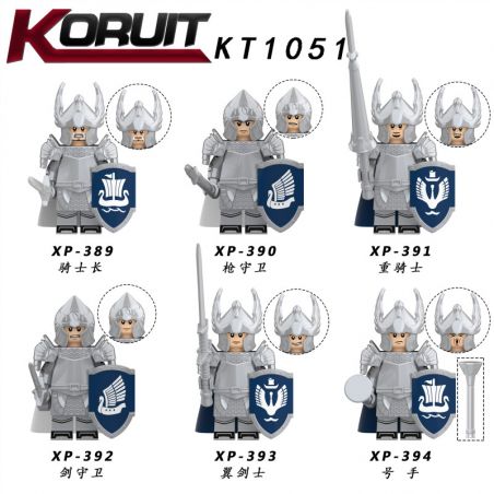 KORUIT XP KT1051 1051 non  HIỆP SĨ THIÊN NGA DOL ANROS bộ đồ chơi xếp lắp ráp ghép mô hình Collectable Minifigures Búp Bê Sưu Tầm