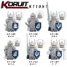 KORUIT XP KT1051 1051 non  HIỆP SĨ THIÊN NGA DOL ANROS bộ đồ chơi xếp lắp ráp ghép mô hình Collectable Minifigures Búp Bê Sưu Tầm